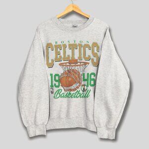 Vintage Boston Celtics Basketball Sweatshirt, Retro Boston Celtics NBA Shirt Tee